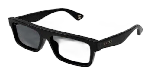 Gucci Square Frame Sunglasses Black/Black (GG1616S-001-57)