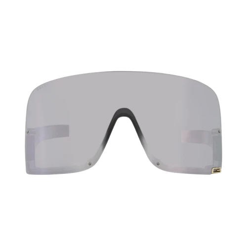 Gucci Shield-Frame Injection Sunglasses 'Grey Grey Silver'