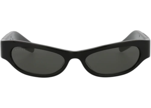 Gucci Cat Eye-Frame Recycled Acetate Sunglasses Black/Black/Grey (GG1635S-30014928-003)