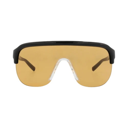 Gucci Shield-Frame Injection Sunglasses Black Black Orange (GG1645S-30015323-005)
