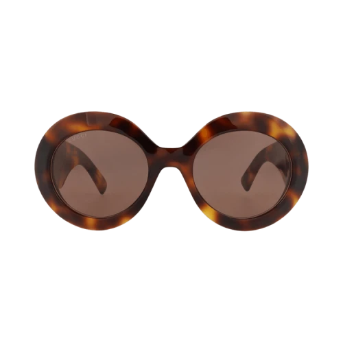 Gucci Round-Frame Recycled Acetate Sunglasses Havana Havana Brown (GG1647S-30015325-009)