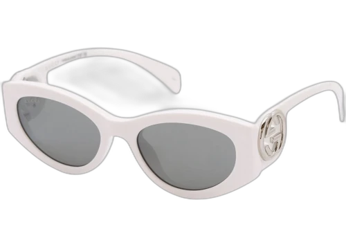 Gucci Cat Eye Sunglasses White Grey Gradient (GG1691S-006-54)