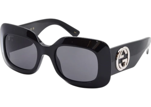 Gucci Square Sunglasses Black Grey (GG1695S-001-51)