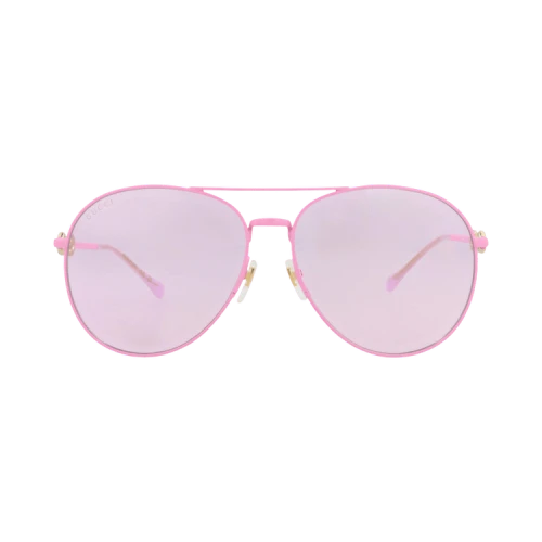 Gucci Aviator-Frame Metal Sunglasses Fuchsia Fuchsia Pink (GG1698S-30015487-003)