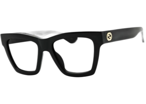 Gucci Rectangular Sunglasses Black/Black/Grey/Black/Black/Grey (GG1714S-001)
