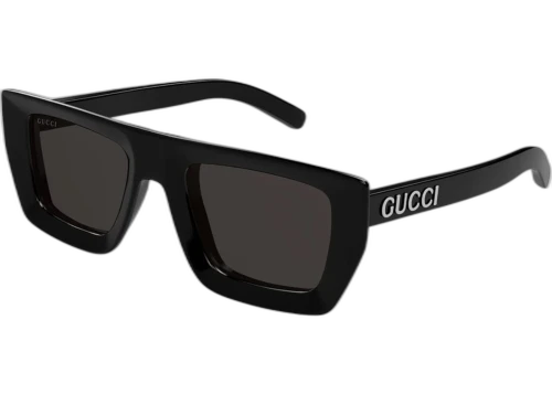 Gucci Flat Top Sunglasses Black Grey (GG1723S-001-51)