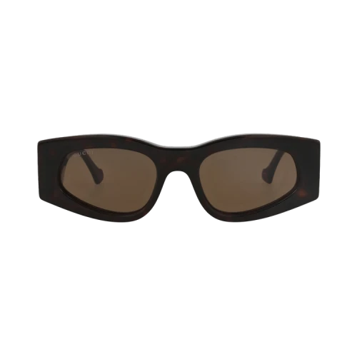 Gucci Square-Frame Recycled Acetate Sunglasses 'Havana Havana Brown'