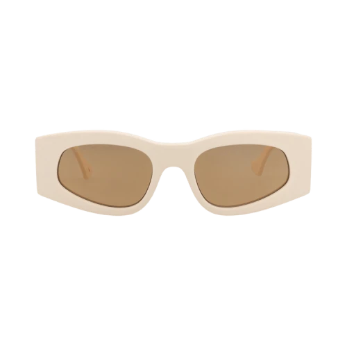 Gucci Square-Frame Recycled Acetate Sunglasses 'Ivory Ivory Brown'