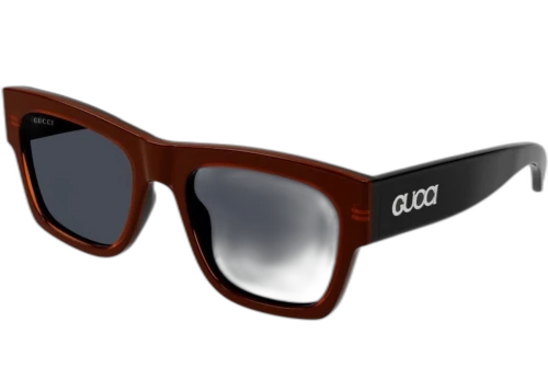 Gucci Square Sunglasses Black Blue (GG1793S-003)