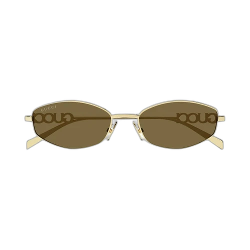 Gucci Oval Sunglasses 'Shiny Endura Gold'