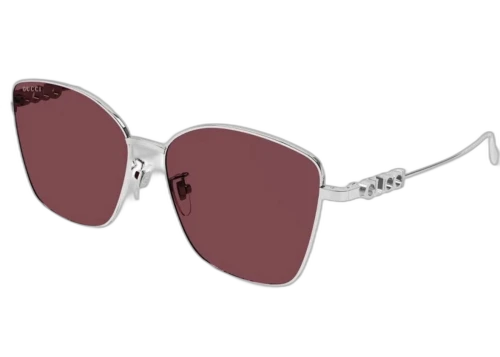 Gucci Butterfly Sunglasses Silver Red (GG1805SA-004)