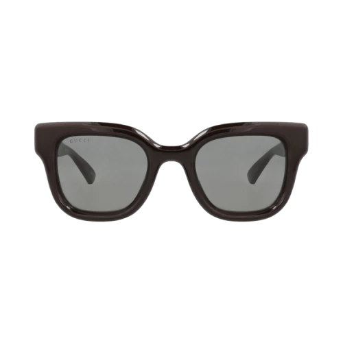 Gucci Square-Frame Injection Sunglasses 'Brown Brown Grey'