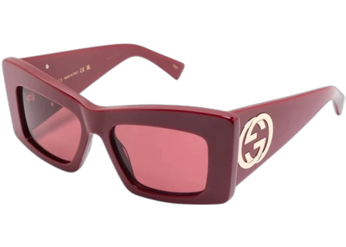 Gucci Butterfly Sunglasses Burgundy Red (GG1842S-005-53)
