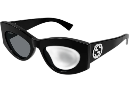 Gucci Butterfly Sunglasses Black Grey (GG1843S-001-53)