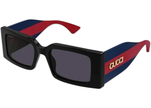 Gucci Square Sunglasses Black/Gray (GG1860S-004-52)