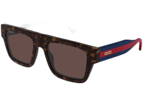 Gucci Flat Top Sunglasses Brown (GG1868S-002-53)