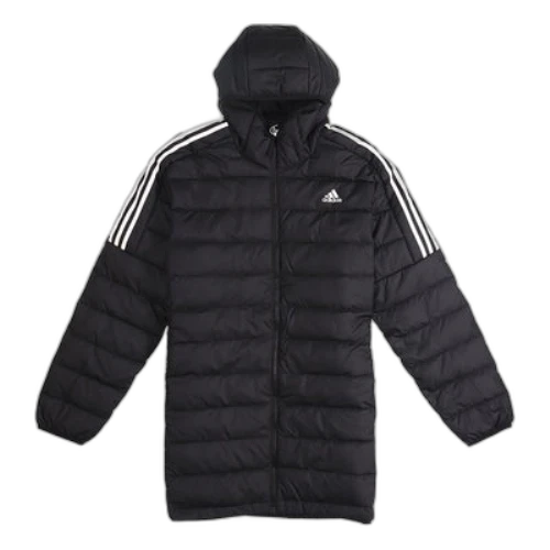 adidas Logo Print Casual Cap Sports Down Jacket Men's Black