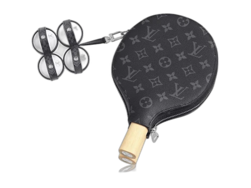 Louis Vuitton Monogram Classic James Ping Pong Set Graphite/Red