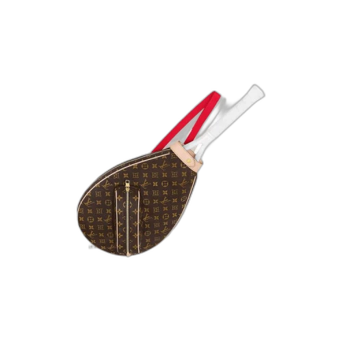Louis Vuitton Monogram Tennis Racket Cover Ebony/Red