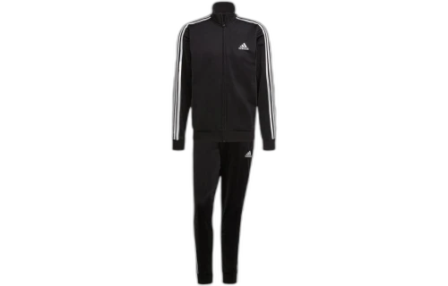 adidas Essentials 3-Stripes Track Suit Asia Sizing 'Black White'