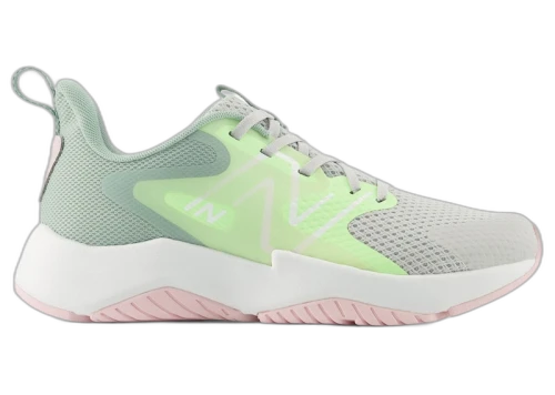 New Balance Rave Run v2 Lace Grey Matter Mint Flash Mosaic Green (GS)