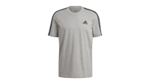 adidas Essentials 3-Stripes Tee Medium Grey Heather