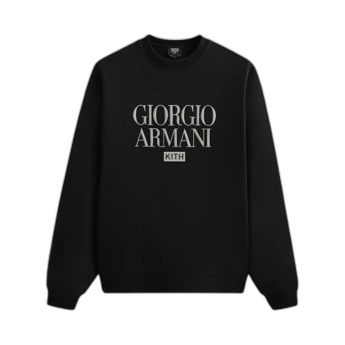 Kith & Giorgio Armani Nelson Crewneck 'Black'