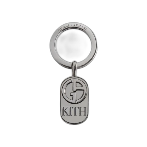Kith x Giorgio Armani Key Ring Gunmetal