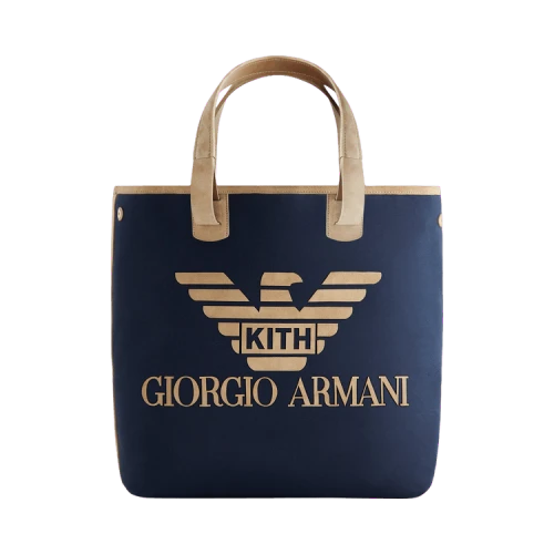 Kith x Giorgio Armani Canvas Tote 'Nocturnal'