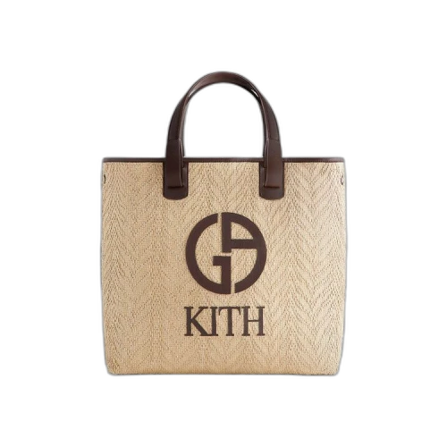 Kith x Giorgio Armani Raffia Tote 'Natural Raffia'