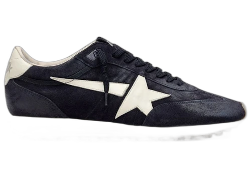 Golden Goose Marathon Blue Navy Suede White Leather