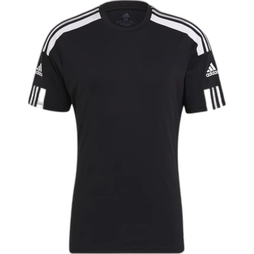 adidas Squad 21 Jsy Ss Soccer/Football Casual Sports Short Sleeve Jersey Black