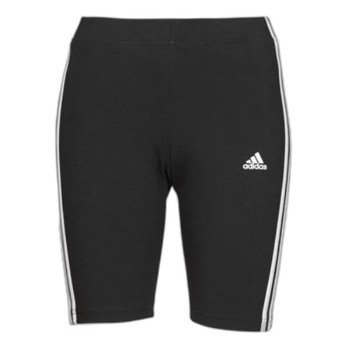adidas Essentials 3-Stripes Bike Shorts 'Black White' (Women's)