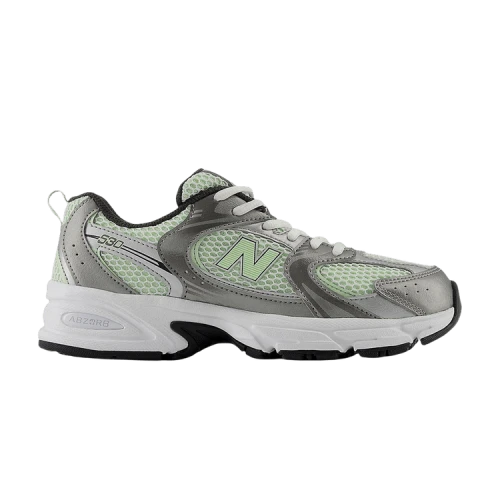 New Balance 530 Dark Silver Metallic Melon Water (GS)