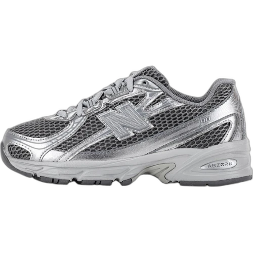 New Balance NB 740 Slip Resistant Abrasion Resistant Low top Kids Lifestyle Shoes Silver Teenagers