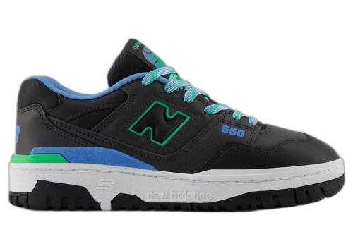 New Balance 550 Black Cement Green Apple Blue (GS)