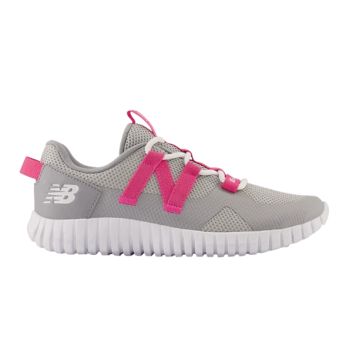 (GS) New Balance Playgruv v2 Bungee 'Grey Hi-Pink'