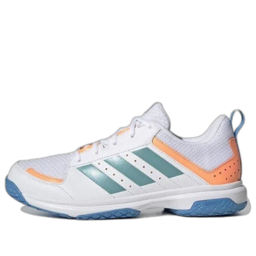 adidas Ligra 7 Indoor 'White Blue' (Women's)
