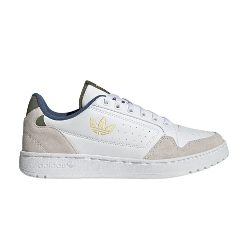 adidas NY 90 White Almost Yellow Focus Olive (Women's)
