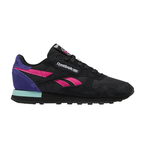 Reebok Classic Leather 'Black Proud Pink Bold Purple' (Women's)