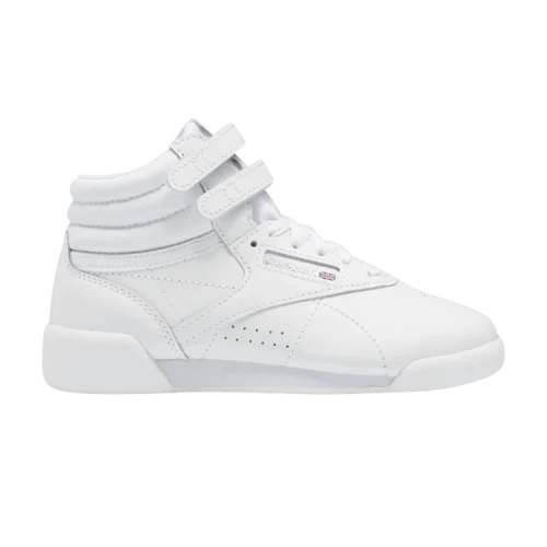 Reebok Freestyle High Little Kid 'Triple White'