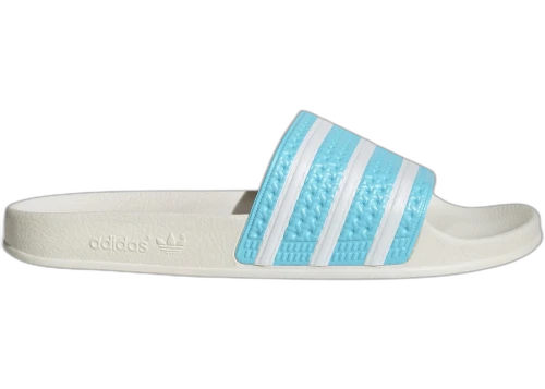 adidas Adilette Slides Bliss Blue Cloud White Off White (Women's)