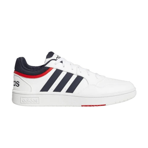 adidas Hoops 3.0 Low 'White Vivid Red'