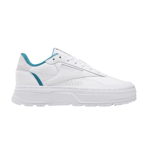 Reebok Club C Double Geo 'White Seaport Teal' (Women's)
