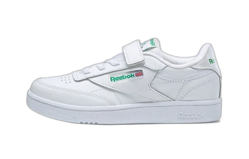 (PS) Reebok Club C Skate shoes 'White Green'
