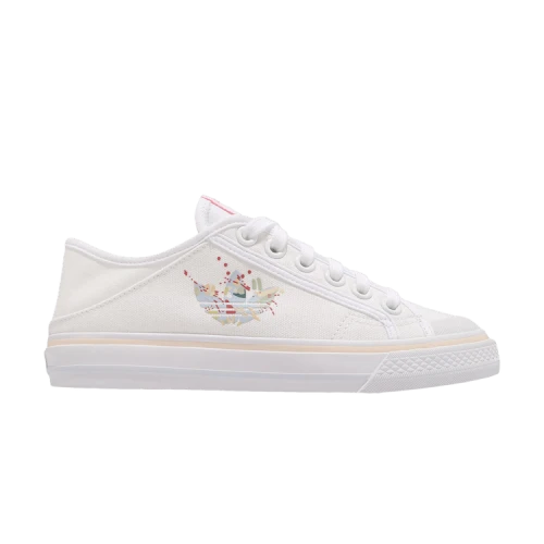 adidas Collapsible Nizza Low White Halo Amber