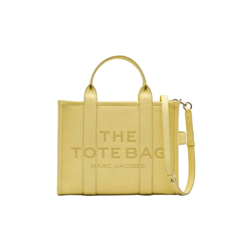 Marc Jacobs The Medium Leather Tote Bag Surgical Brass