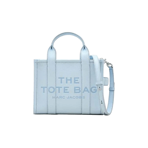 Marc Jacobs The Small Leather Tote Bag Cloud Blue