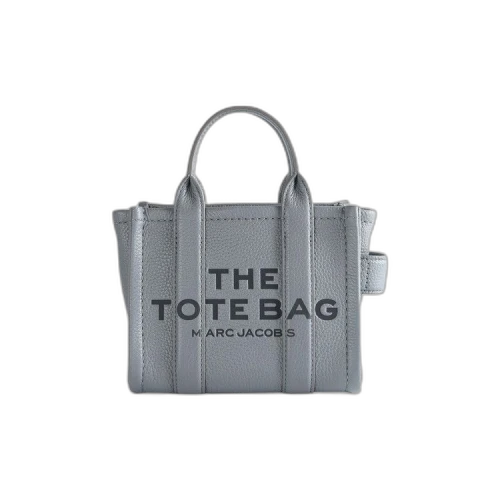 Marc Jacobs The Leather Crossbody Tote Bag Wolf Grey