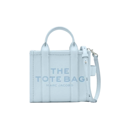 Marc Jacobs The Crossbody Leather Tote Cloud Blue